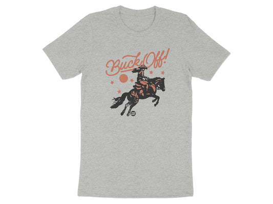 Buck Off Cowboy Riding Horse Graphic T-shirt product