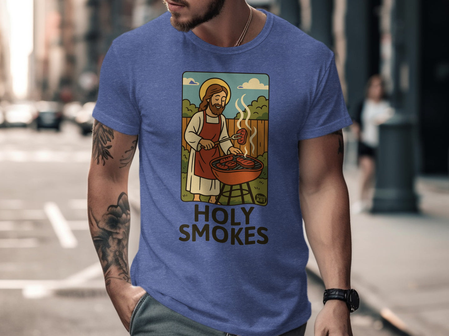 Holy Smokes Graphic Casual T-shirt product