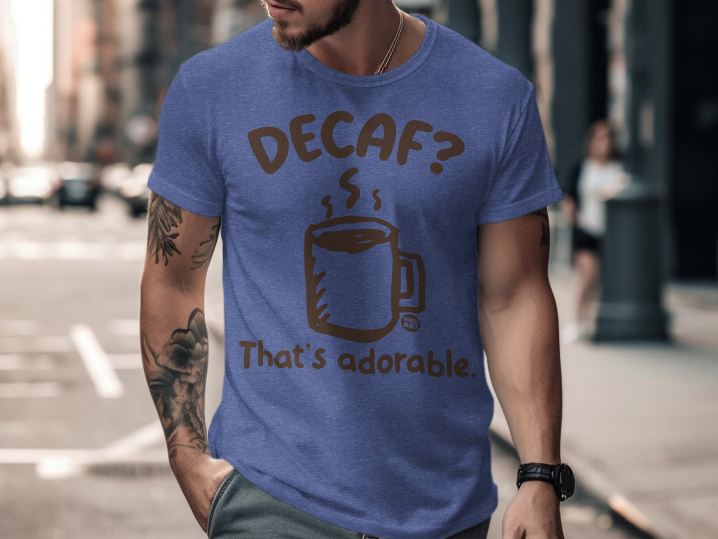 Decaf That's Adorable Funny Coffee T-Shirt product