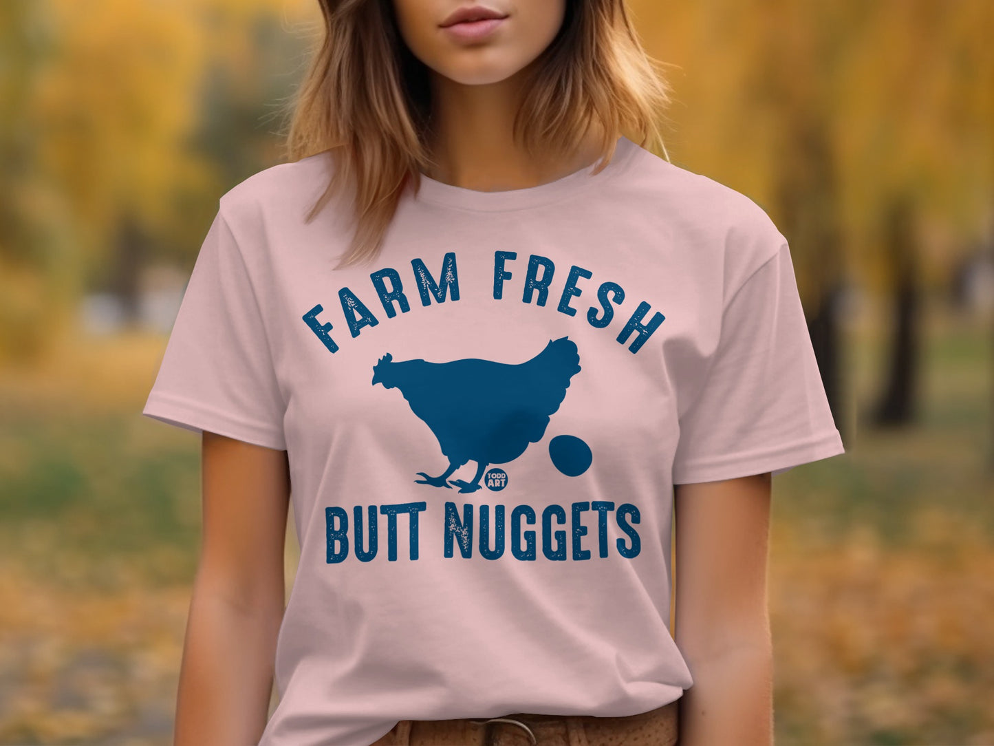 Farm Fresh Butt Nuggets Graphic T-shirt product