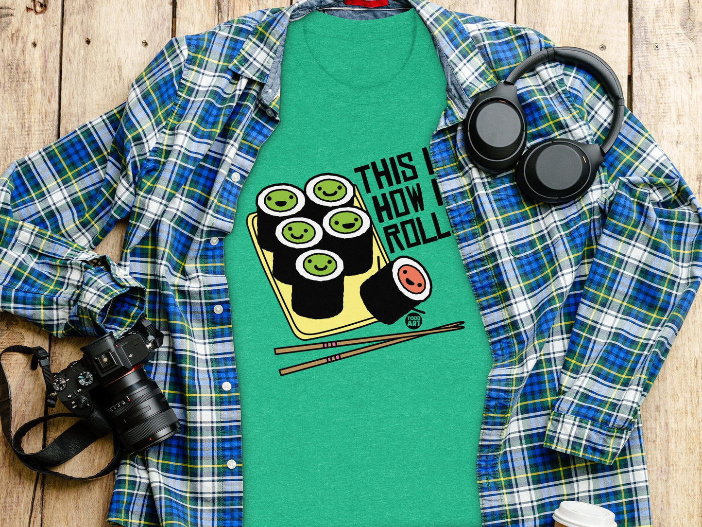 This How I Roll Sushi Graphic Tee