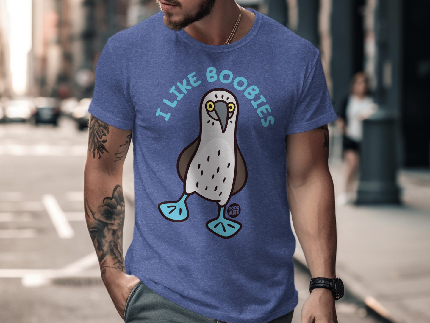 I Like Boobies Funny Graphic Tee Shirt Product