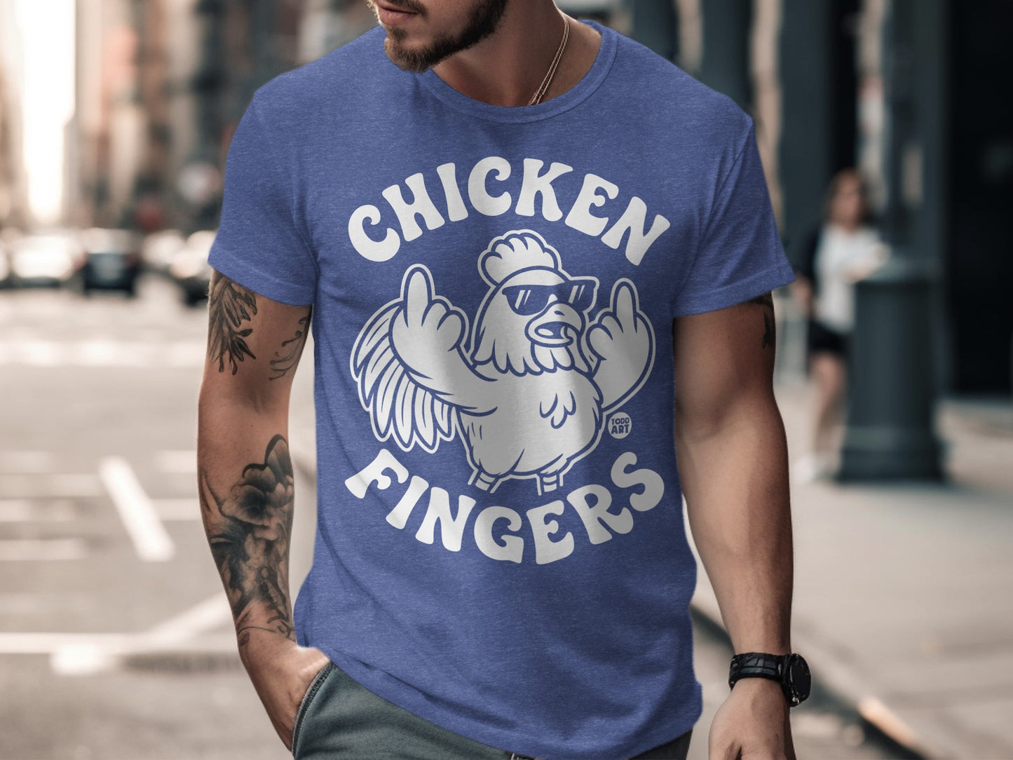 Cool Chicken Fingers Graphic Unisex Tee product