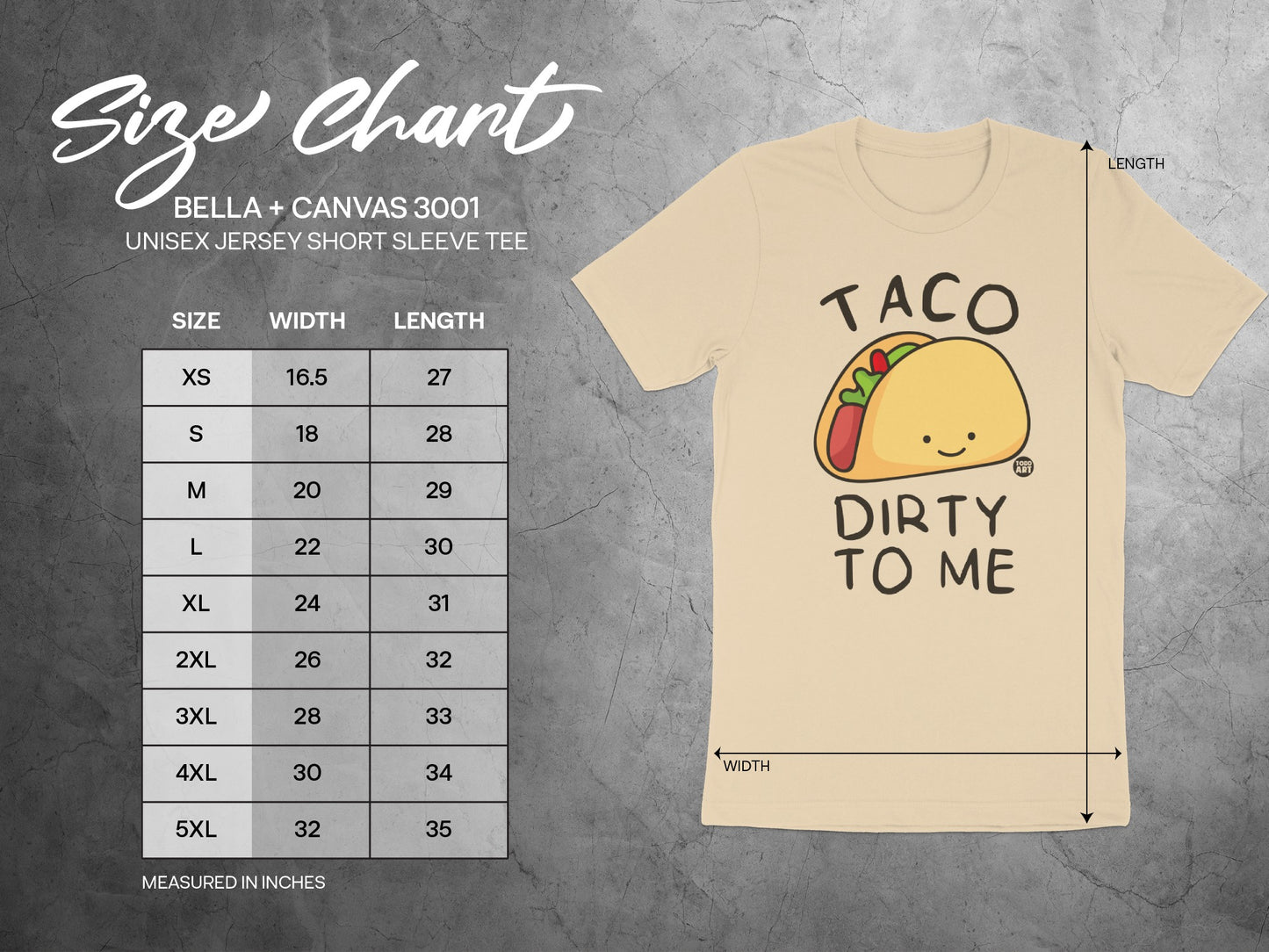 Taco Dirty To Me Unisex Jersey Short Sleeve Tee