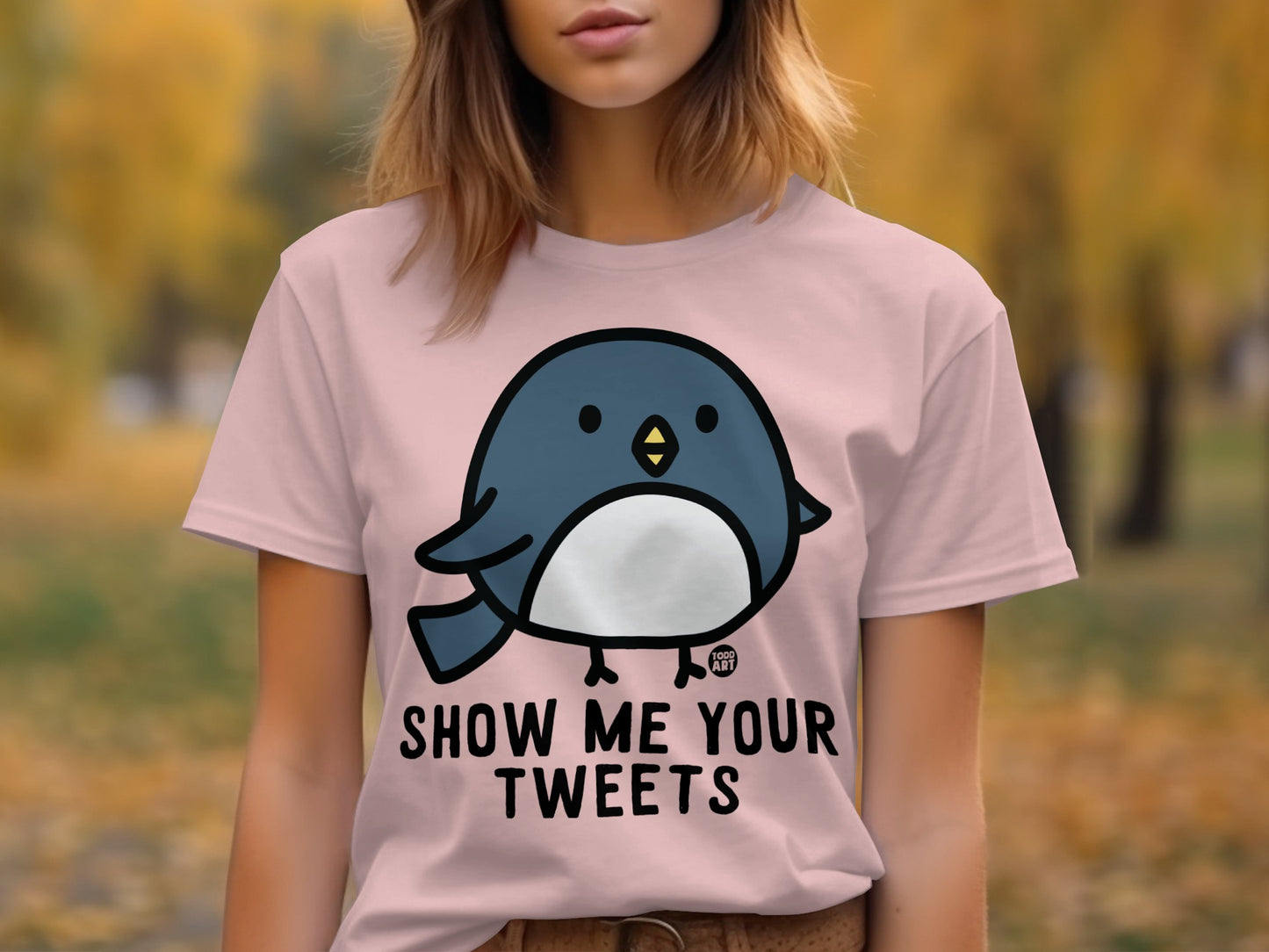 Show Me Your Tweets Cute Bird Graphic product type