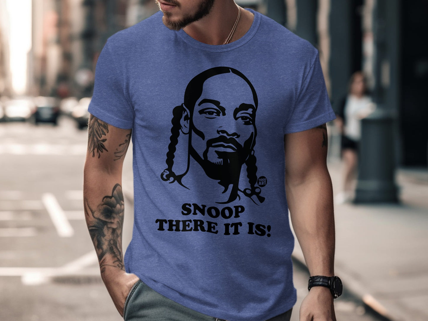 Snoop There It Is Graphic Tee for Streetwear Enthusiasts
