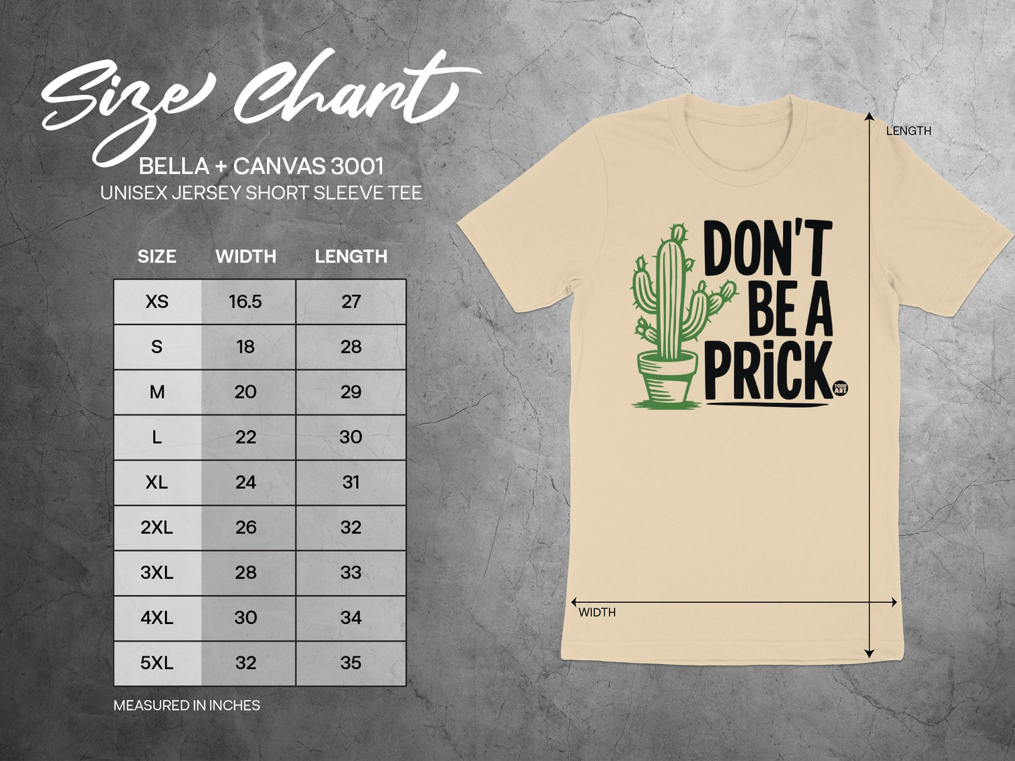 Don't Be A Prick Cactus Unisex Jersey Tee product