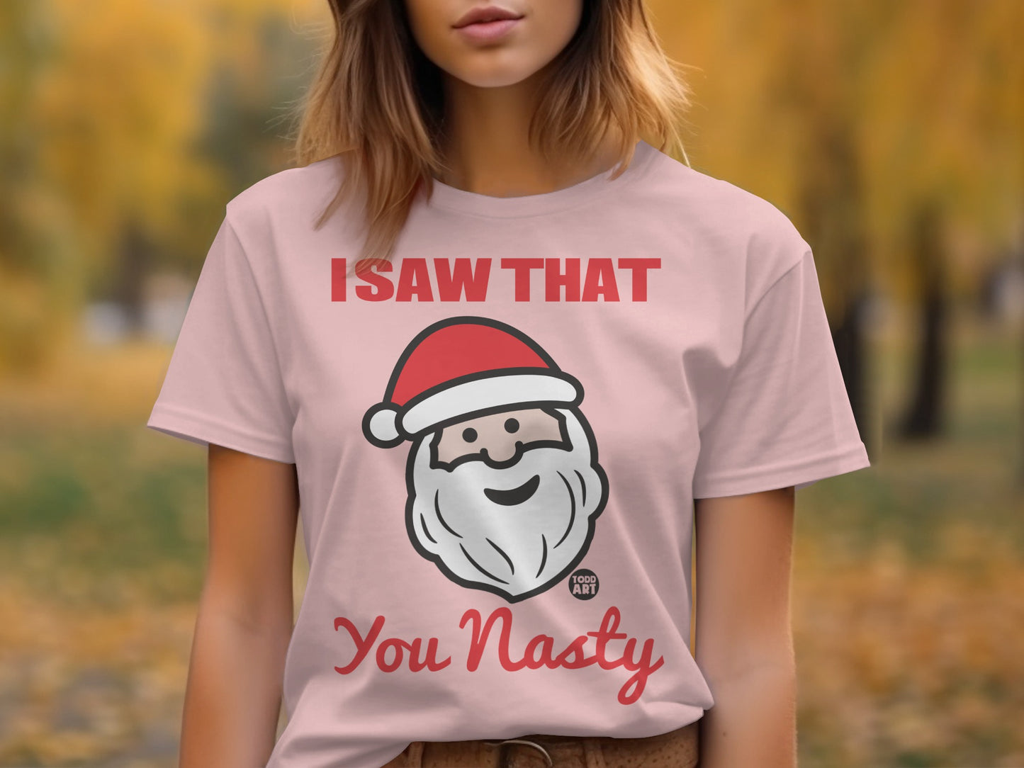 Funny Christmas Santa Graphic Women's T-Shirt product