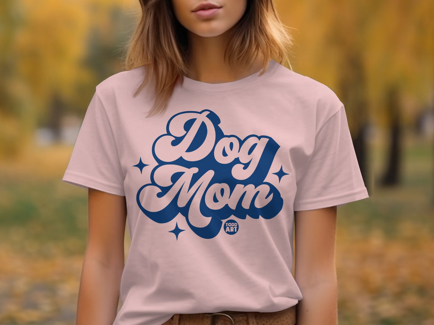 Stylish Dog Mom Graphic Print Tee product type