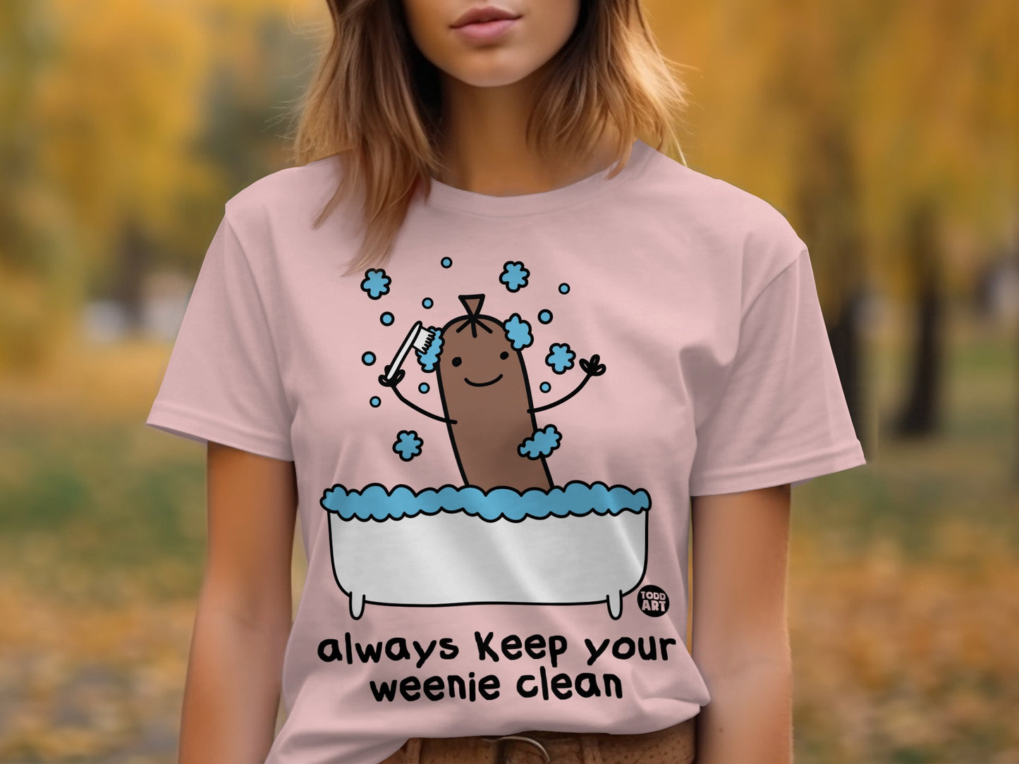 Always Keep Your Weenie Clean Graphic T-shirt product