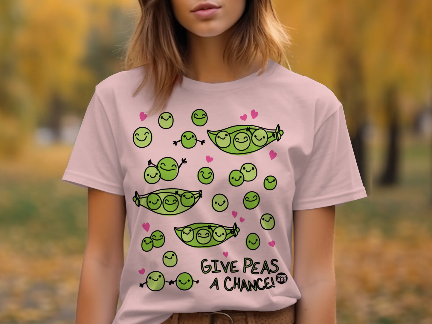 Give Peas a Chance Adorable Graphic Tee