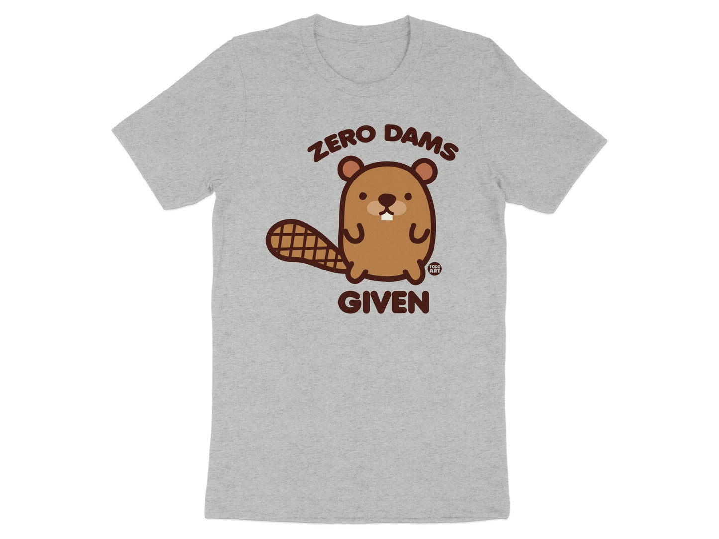 Zero Dams Given Cute Beaver Graphic T-Shirt Product