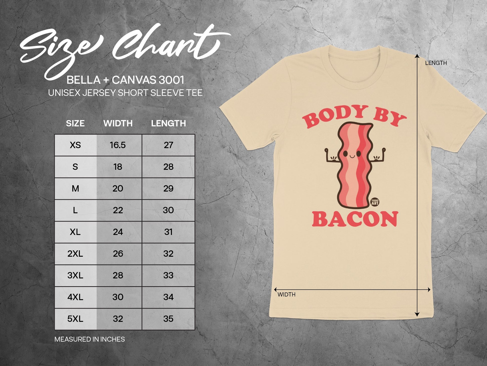Body By Bacon Graphic Print Tee Shirt product