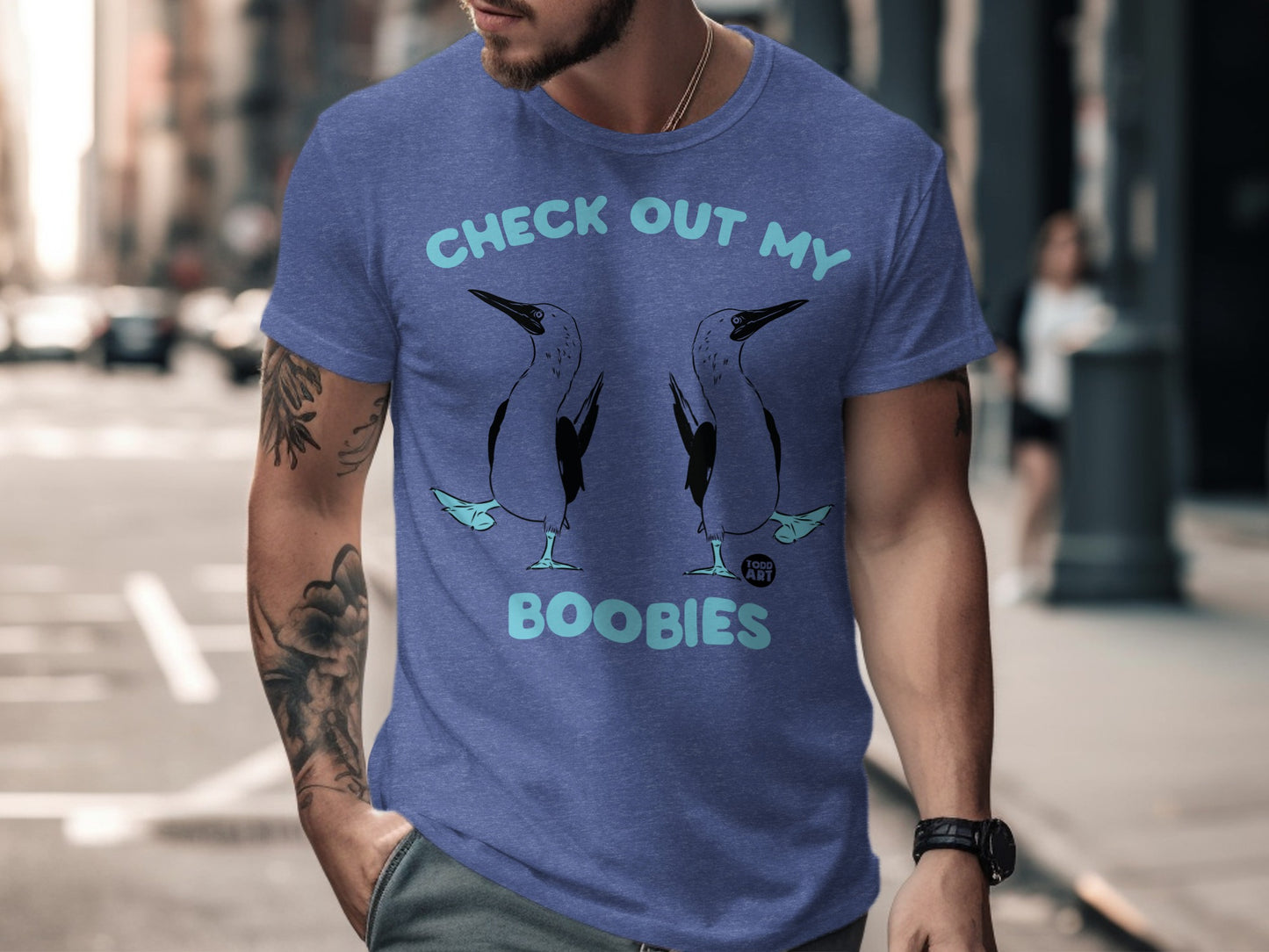 Check Out My Boobies Funny Graphic T-shirt product