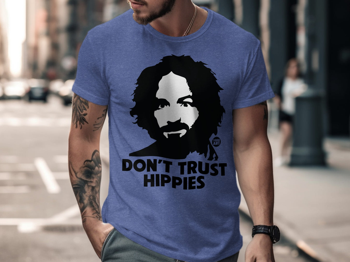 Don't Trust Hippies Graphic T-Shirt Product