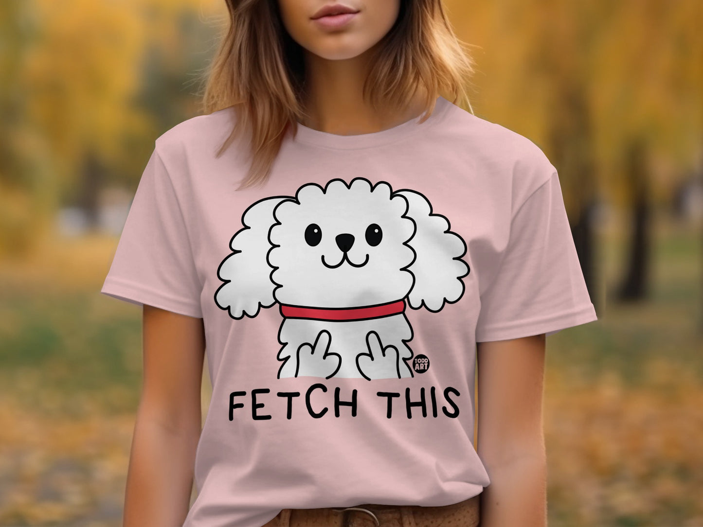 Fetch This Cute Fluffy Dog Graphic T-Shirt product