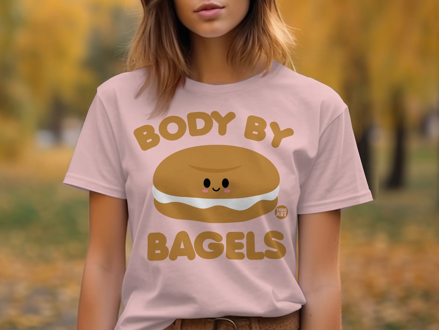 Body By Bagels Cute Cartoon Graphic T-Shirt product
