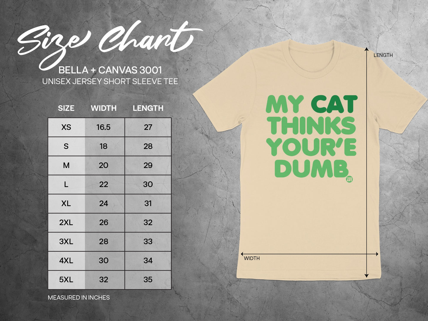 My Cat Thinks You're Dumb Unisex Fitted T-Shirt product