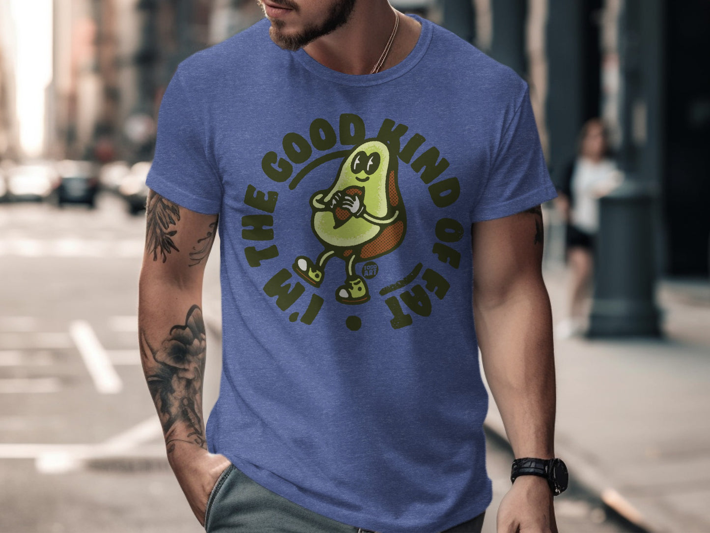 I'm The Good Kind Of Fat Cartoon Avocado T-Shirt