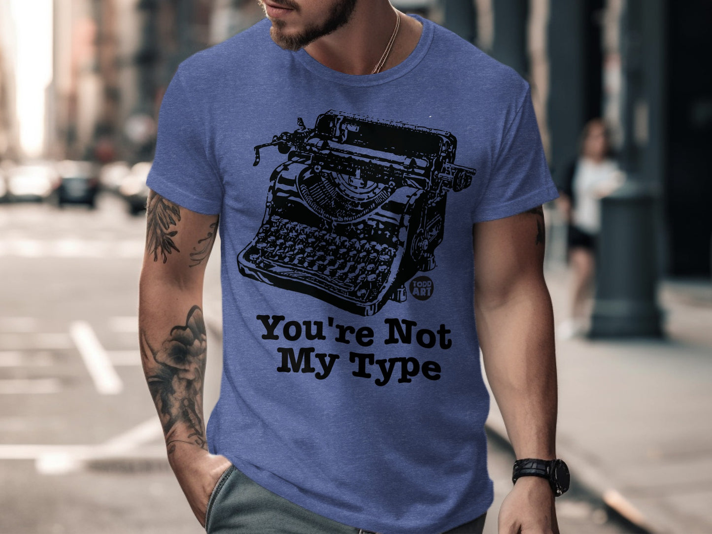 Retro Typewriter Design You're Not My Type product