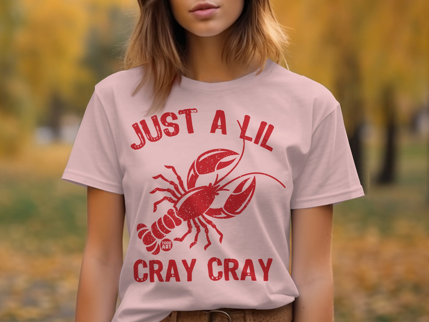 Just A Lil Cray Cray Lobster Graphic T-shirt product type