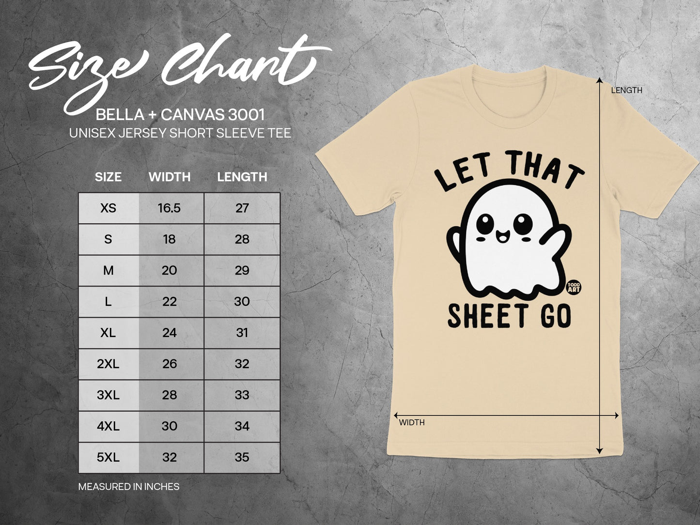 Let That Sheet Go Cute Ghost Unisex T-Shirt product