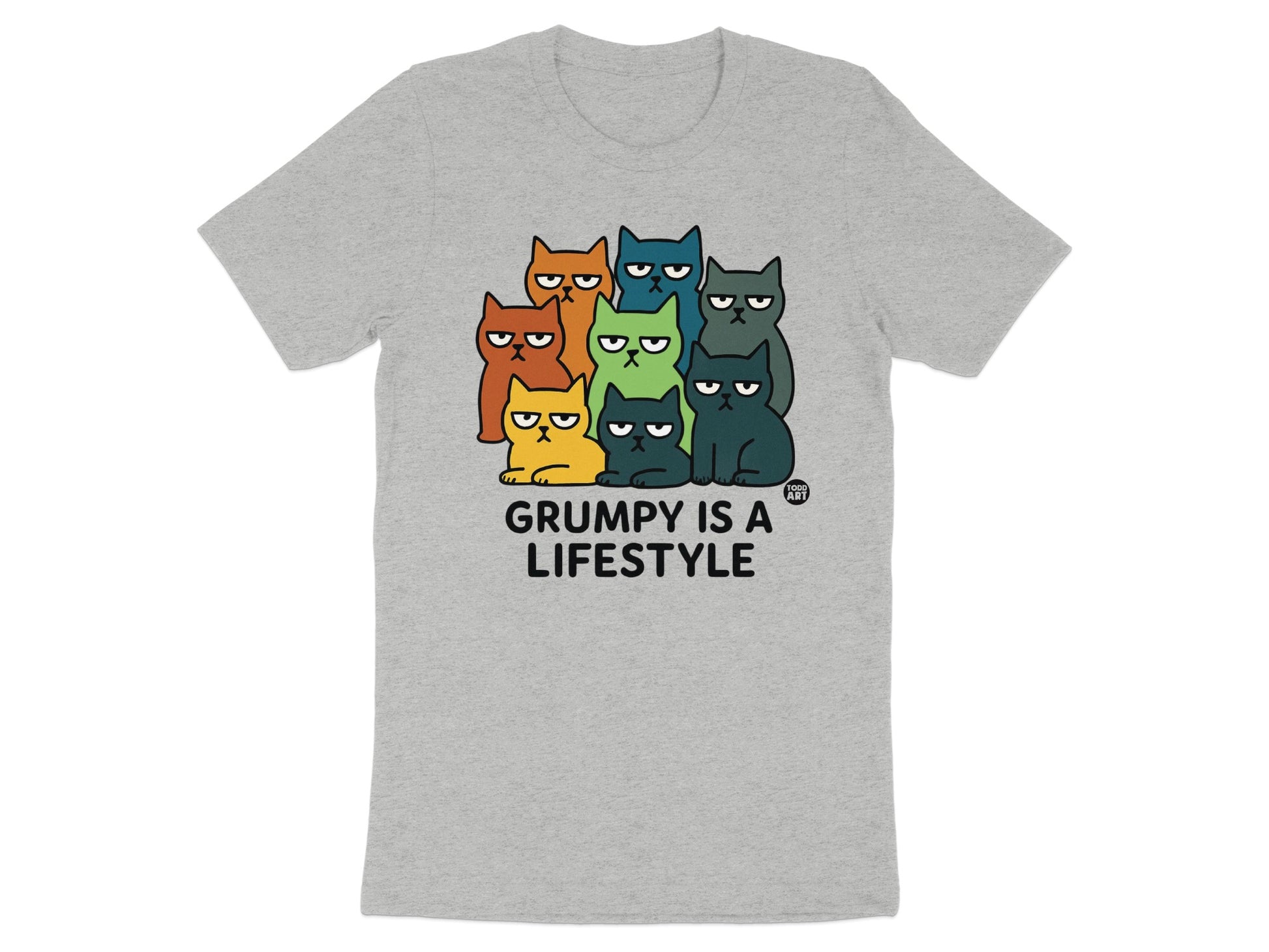 Grumpy Cats Lifestyle Graphic T-shirt funny product type