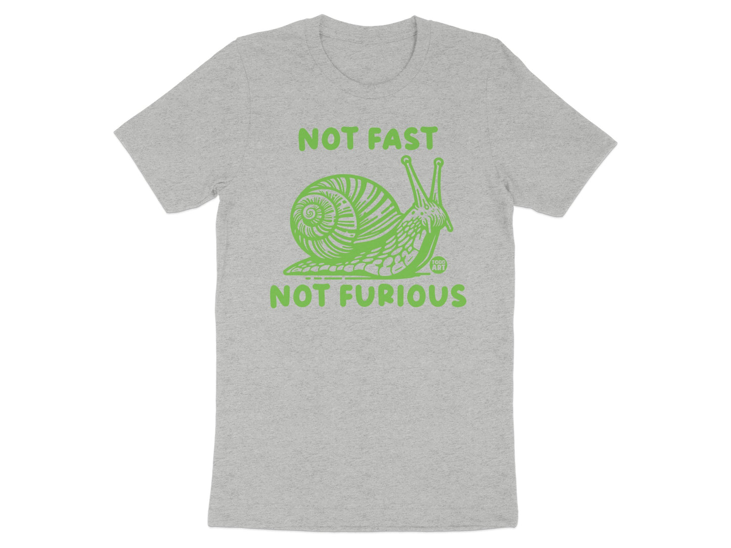 Not Fast Not Furious Snail Graphic T-shirt product