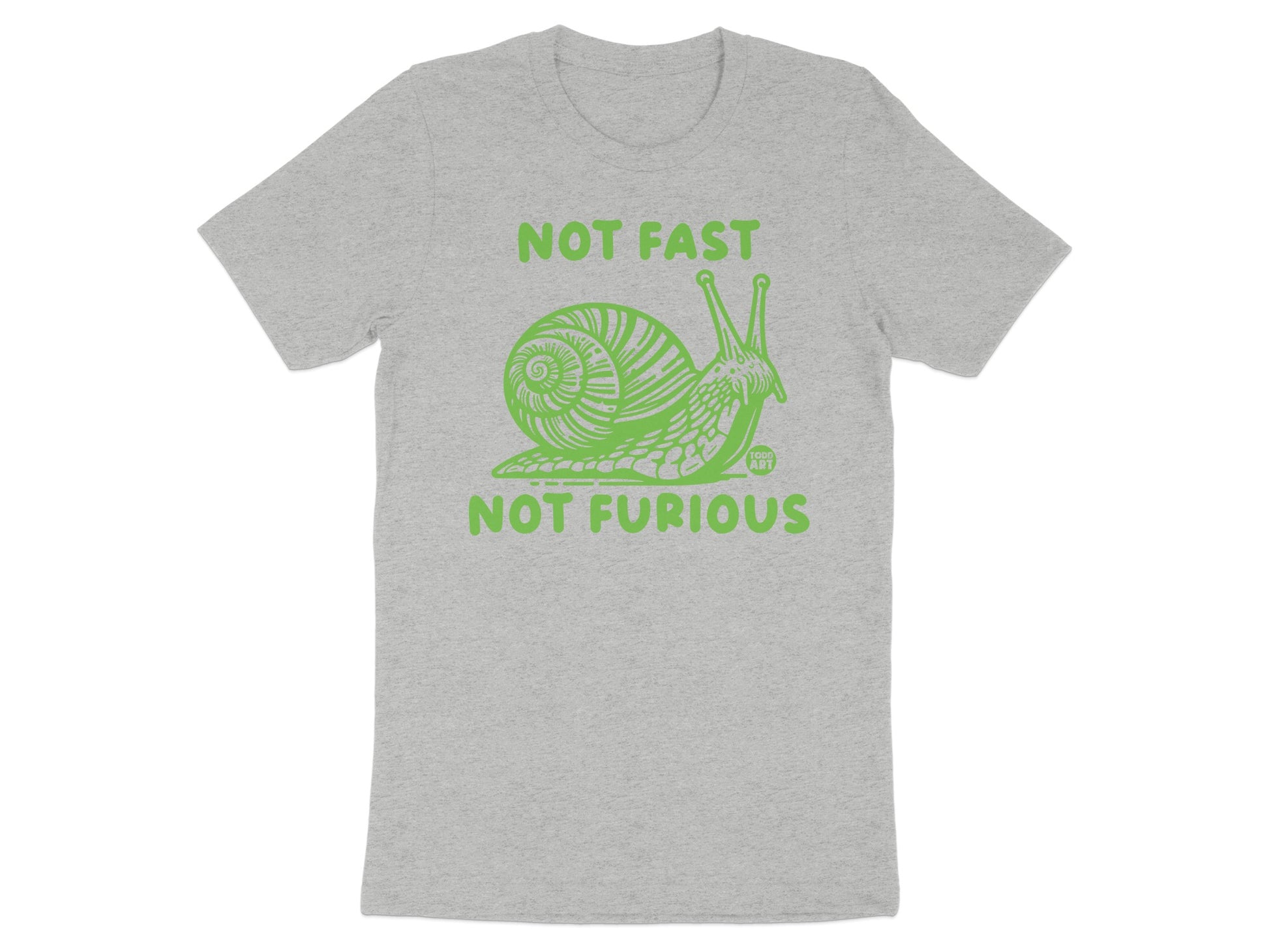 Not Fast Not Furious Snail Graphic T-shirt product