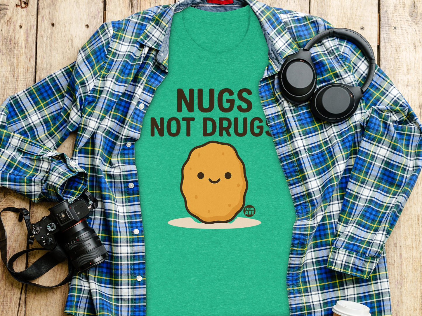 Nugs Not Drugs Cute Nugget Character Funny T-Shirt product