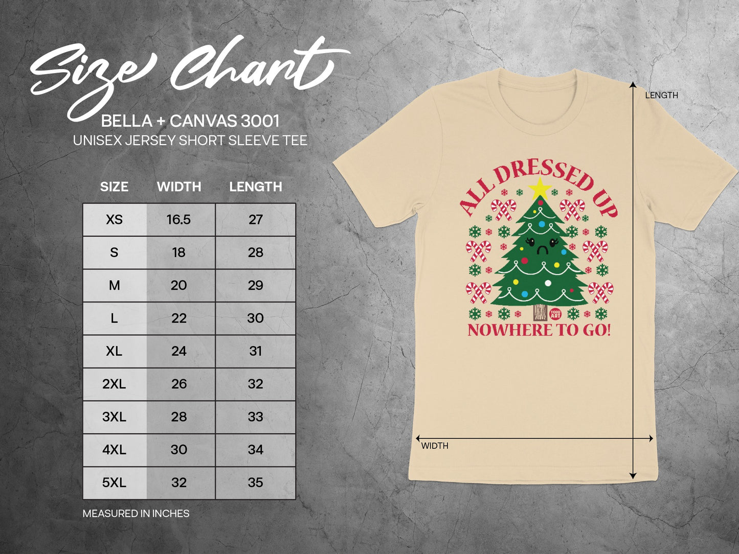 All Dressed Up Nowhere To Go Christmas T-Shirt product