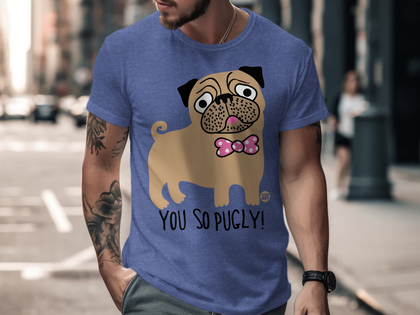 Funny You So Pugly Cute Dog T-shirt product