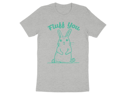 Fluff You Bunny Graphic Print Casual Tee Shirt product