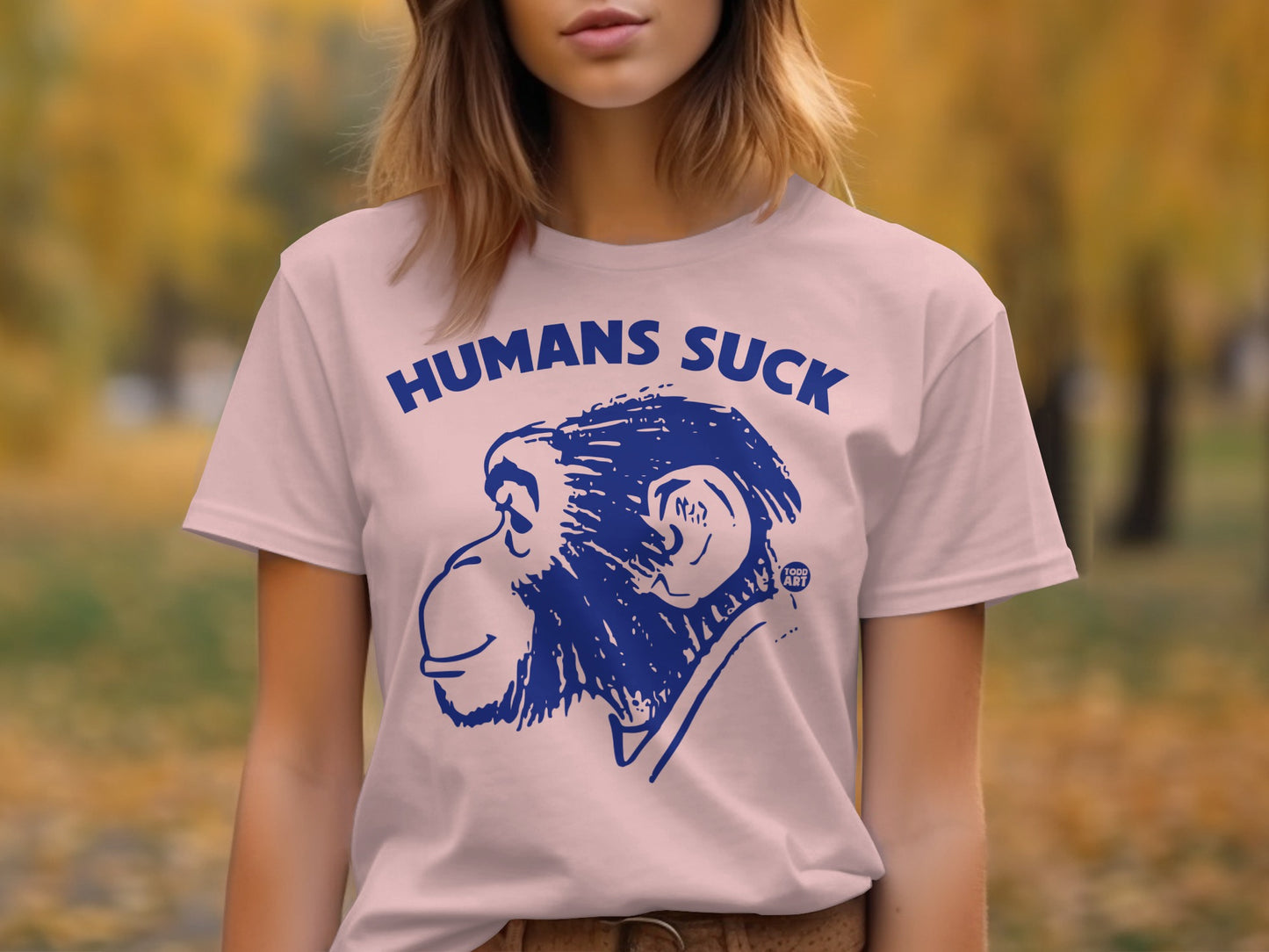 Humans Suck Funny Graphic Tee Shirt product type