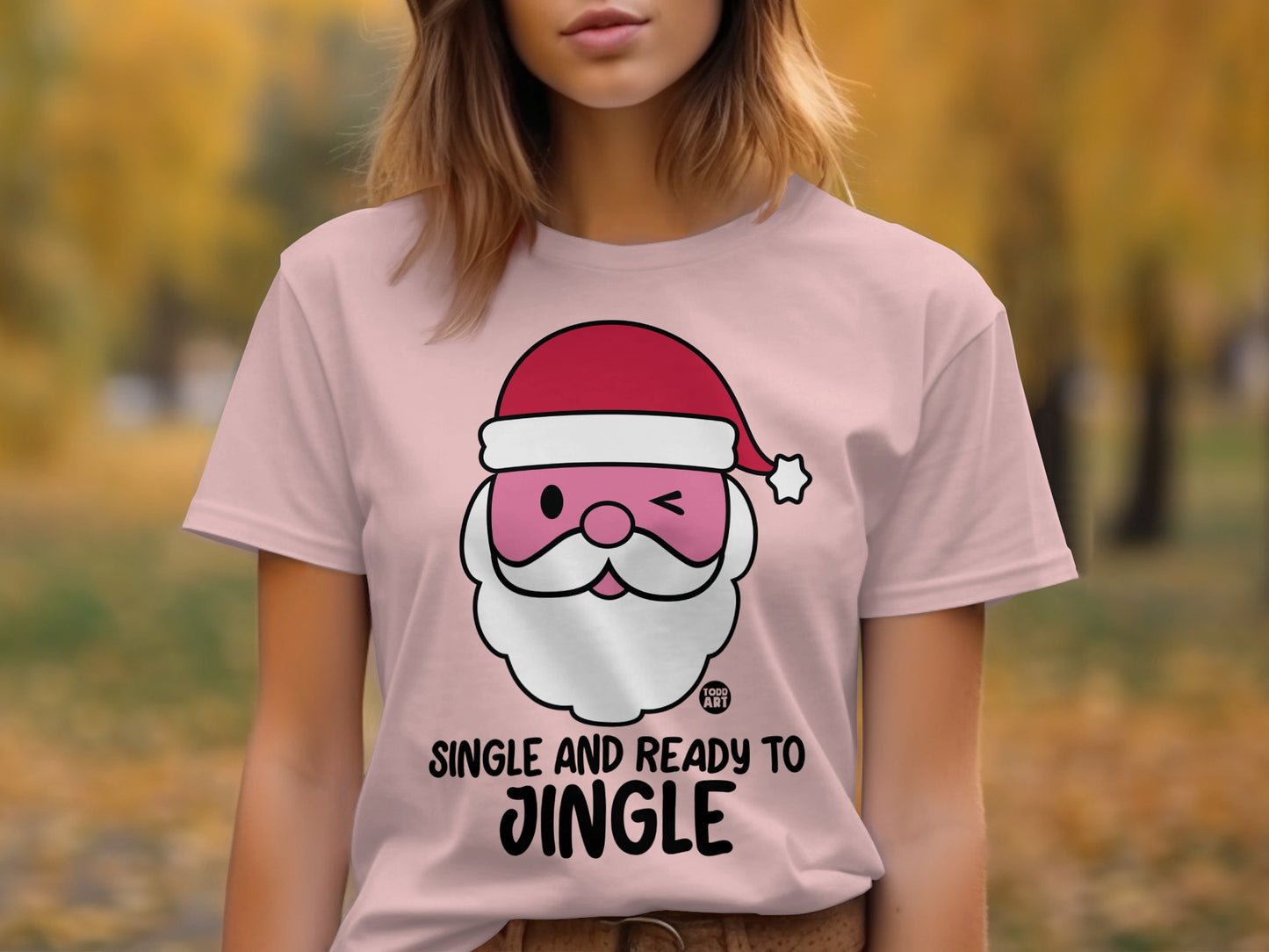 Single and Ready to Jingle Graphic Tee Shirt product