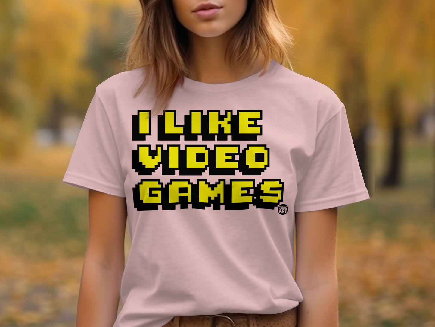 I Like Video Games Graphic Tee Shirt product type