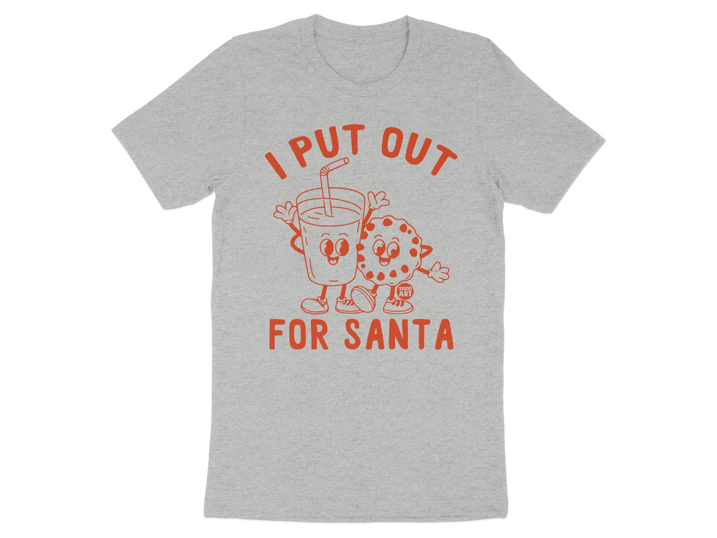 I Put Out For Santa Graphic Christmas T-Shirt product