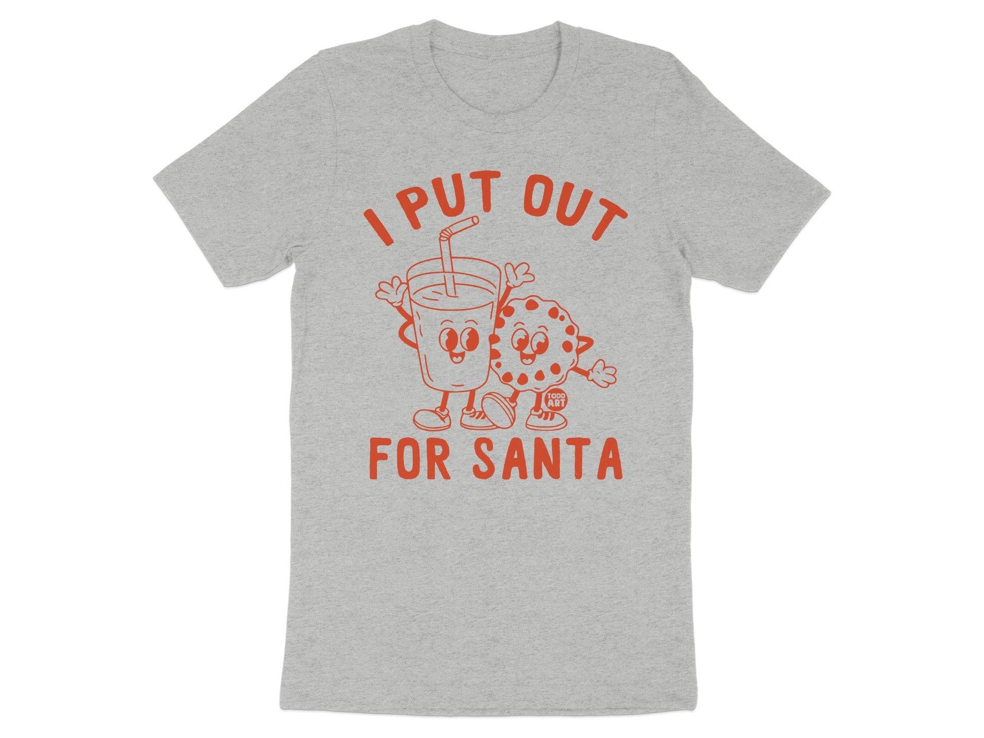 I Put Out For Santa Graphic Christmas T-Shirt product