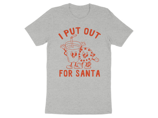I Put Out For Santa Graphic Christmas T-Shirt product