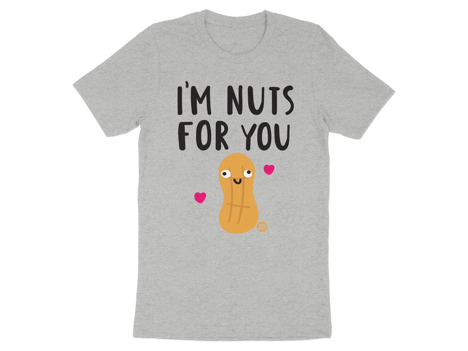 I'm Nuts For You Cute Peanut Graphic T-shirt