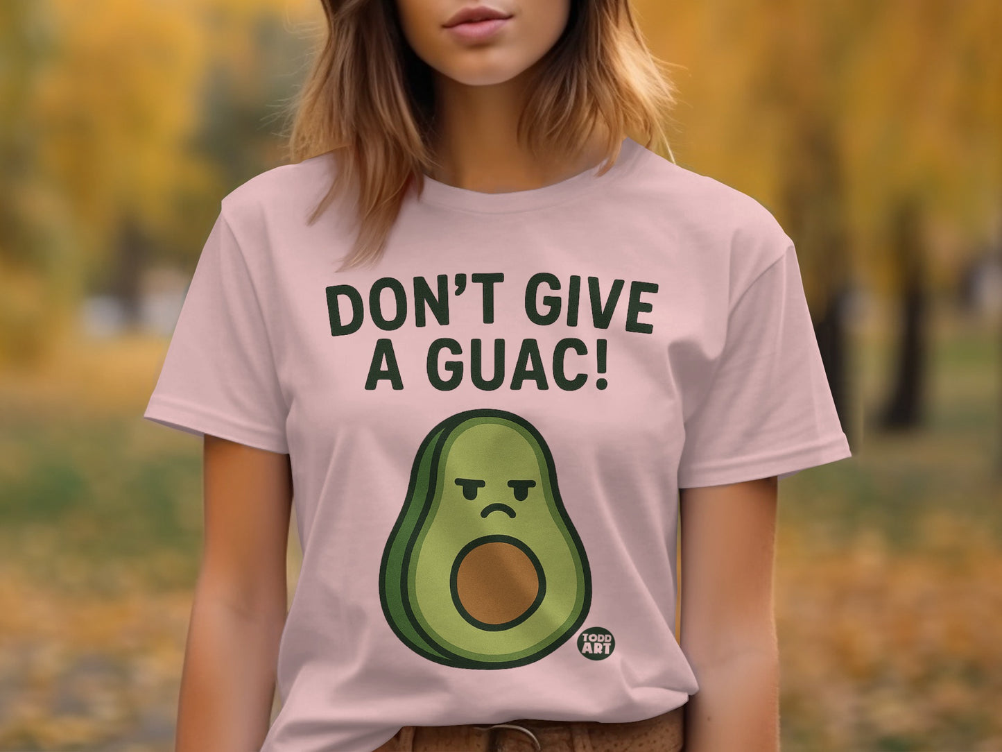 Don't Give a Guac Funny Graphic Avocado Shirt