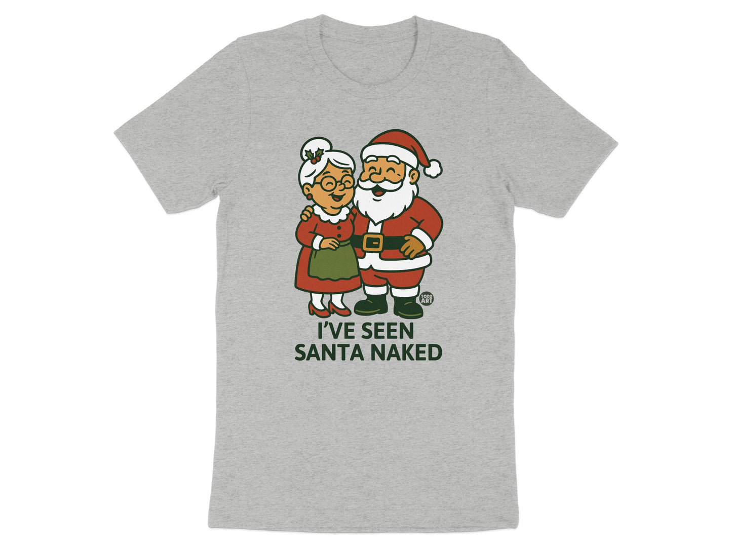 I've Seen Santa Naked Funny Graphic Tee product