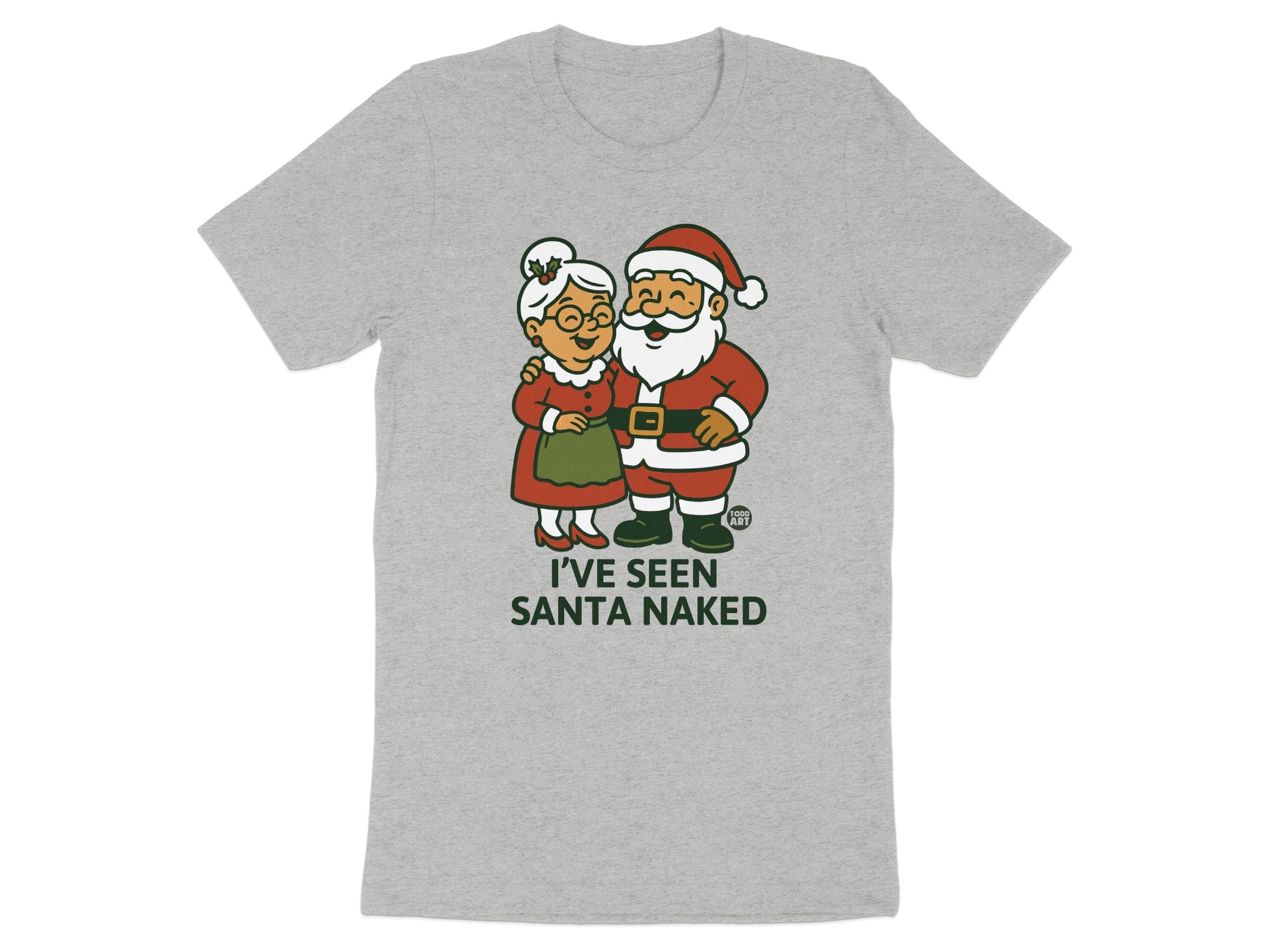 I've Seen Santa Naked Funny Graphic Tee product