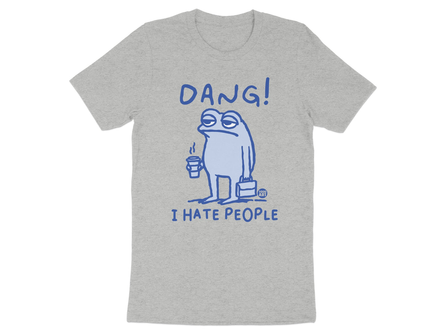 Dang I Hate People illustrated T-shirt product