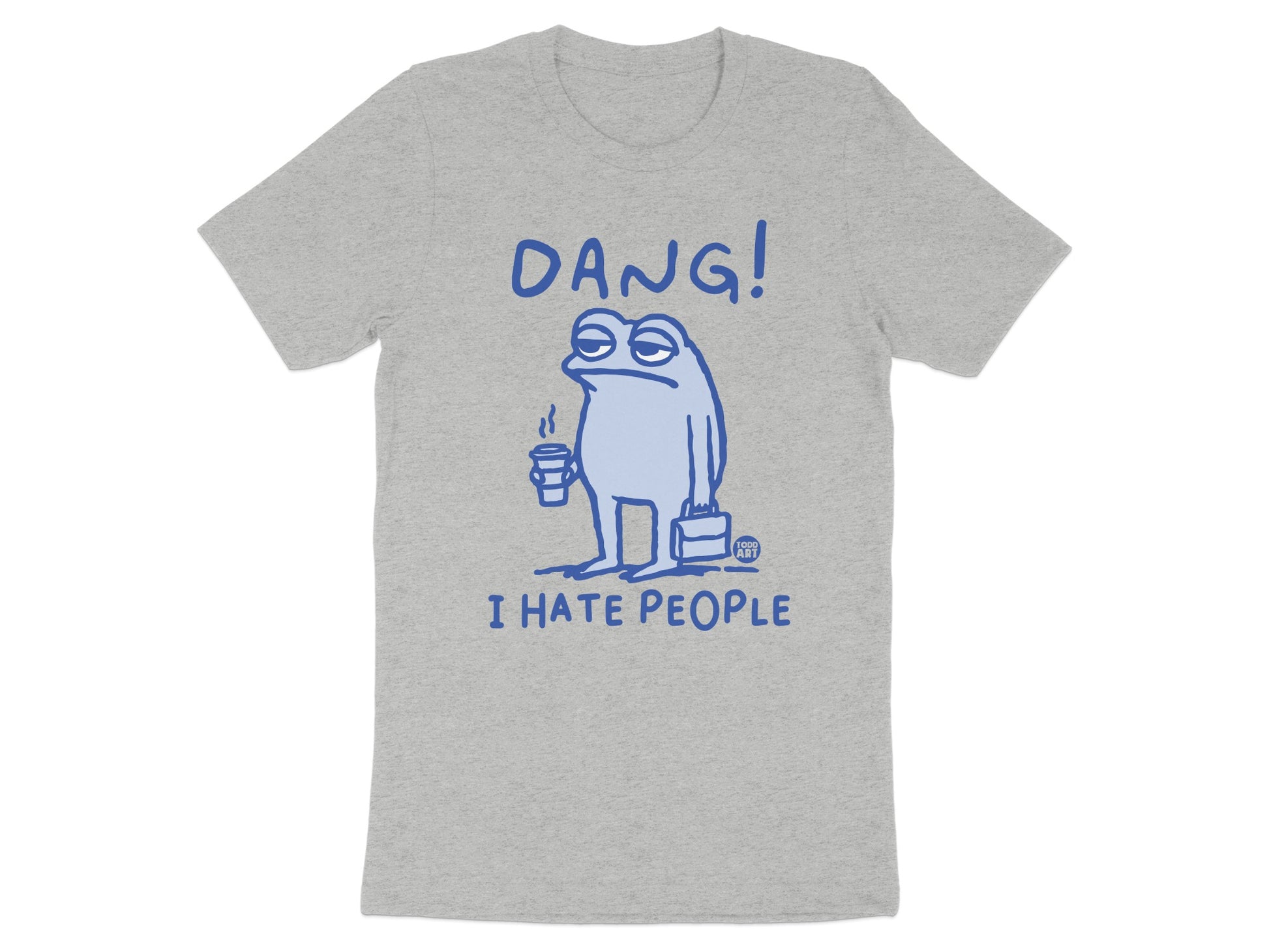 Dang I Hate People illustrated T-shirt product