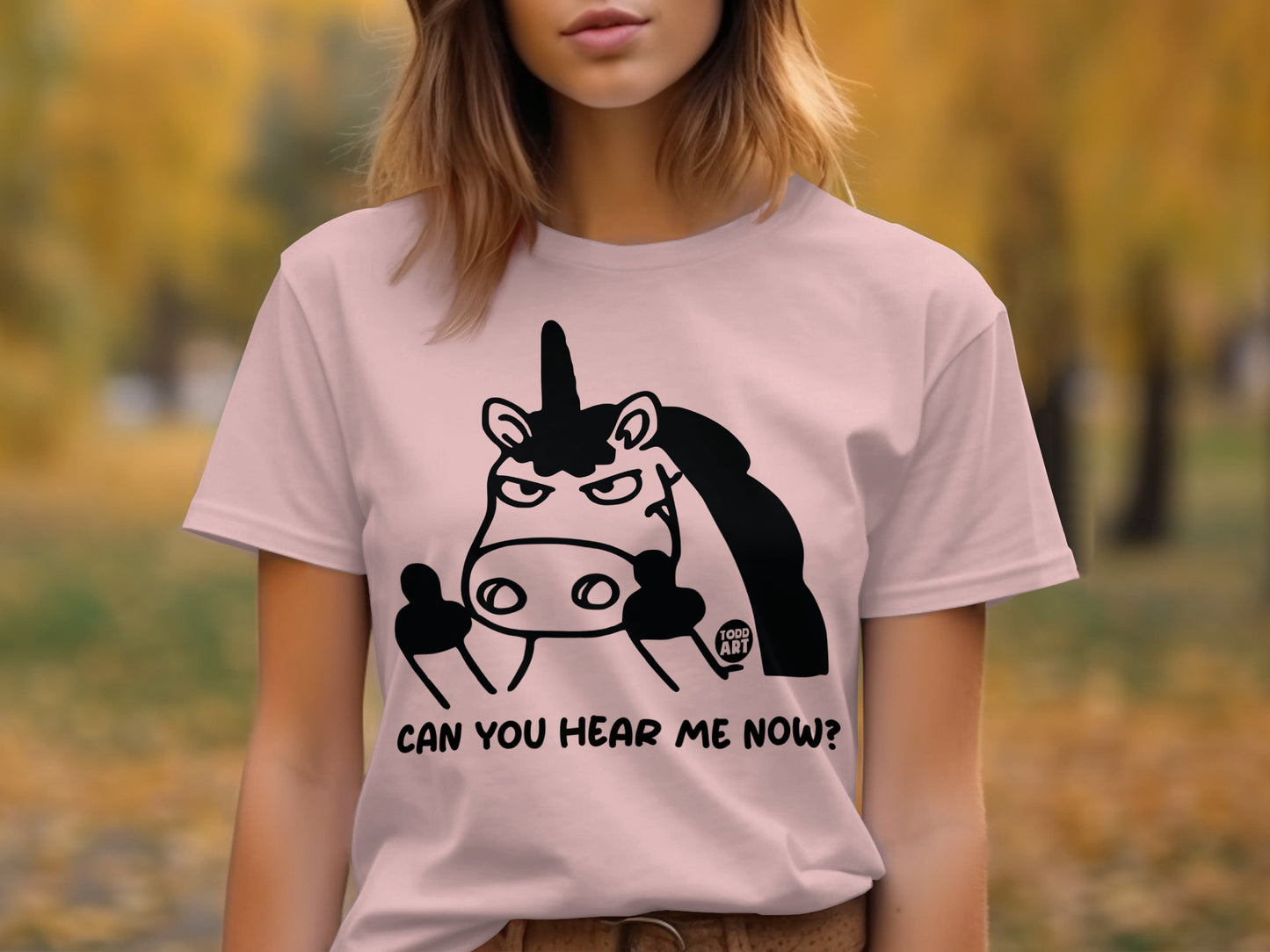 Can You Hear Me Now Unicorn Graphic Shirt