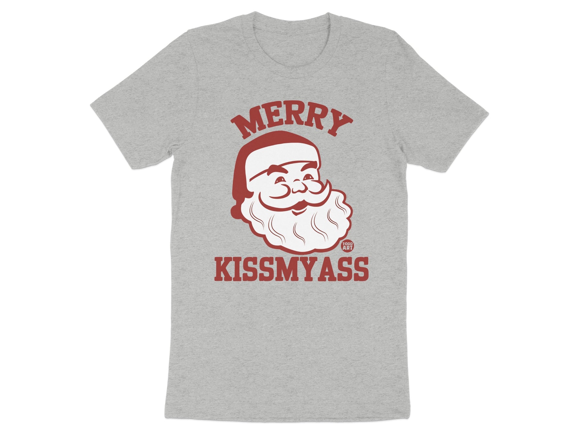 Merry Kissmyass Santa Claus T-shirt product type