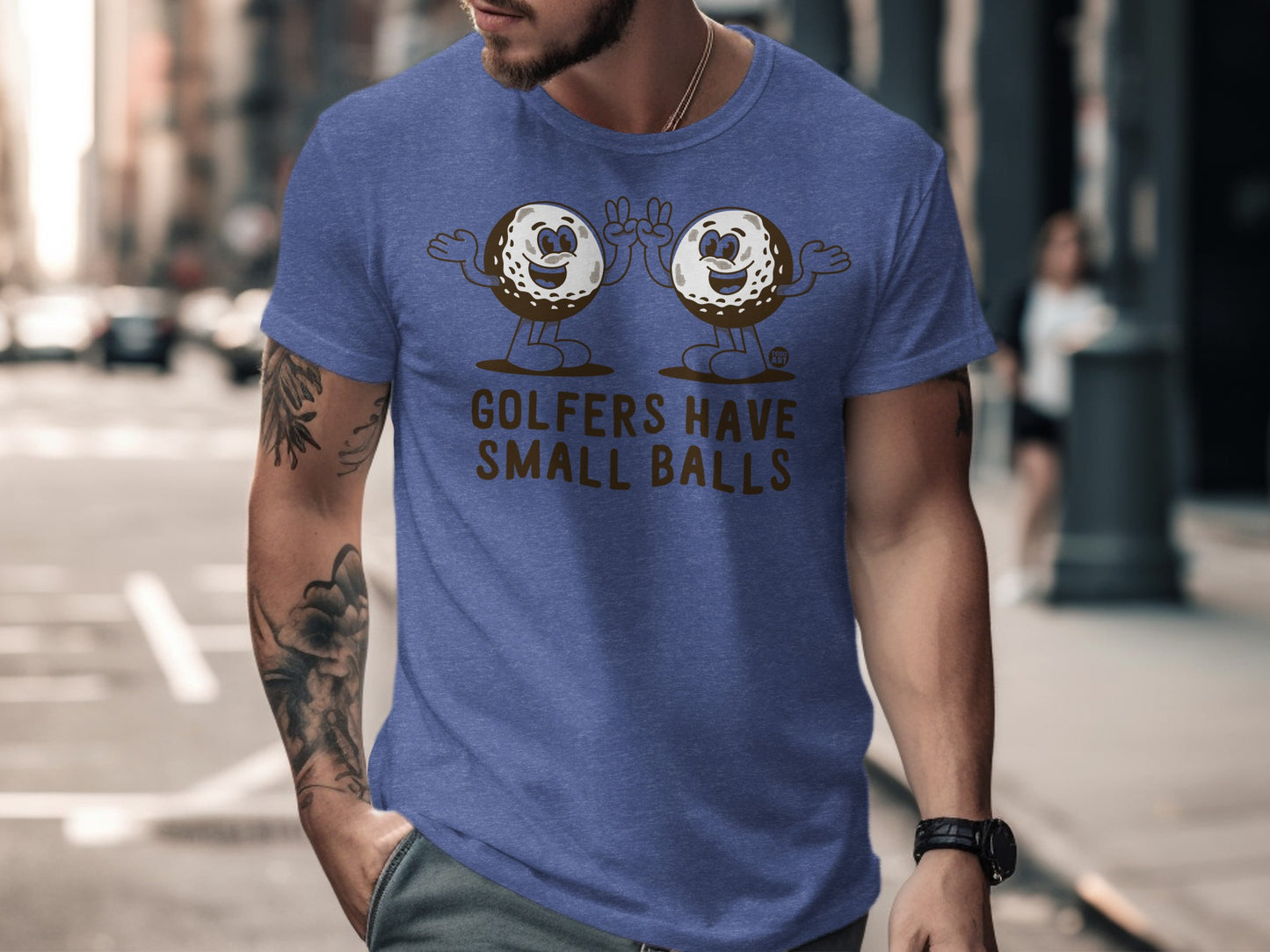 Golfers Have Small Balls Funny Graphic Tee