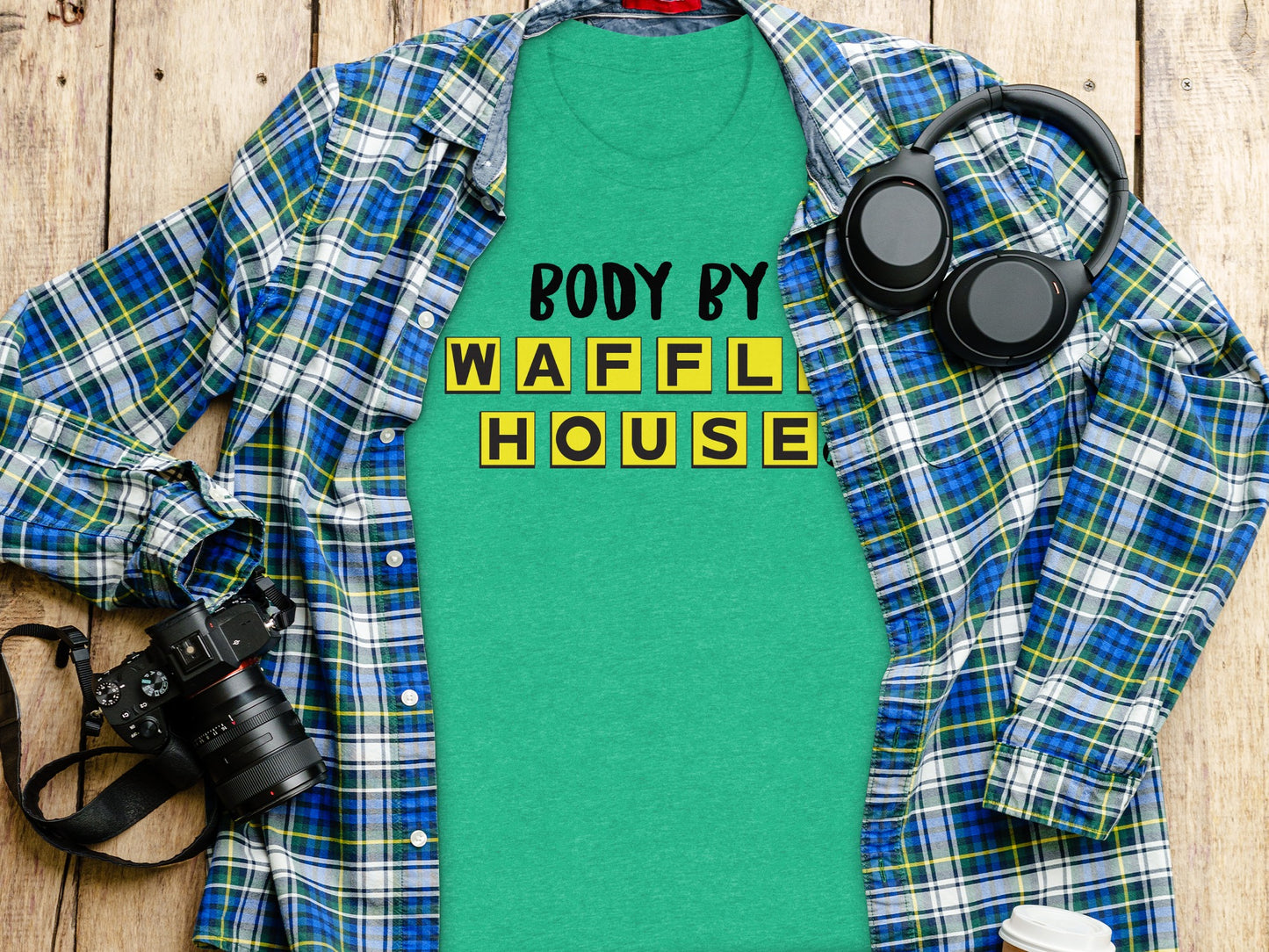 Body By Waffle House Graphic Tee for Casual Wear