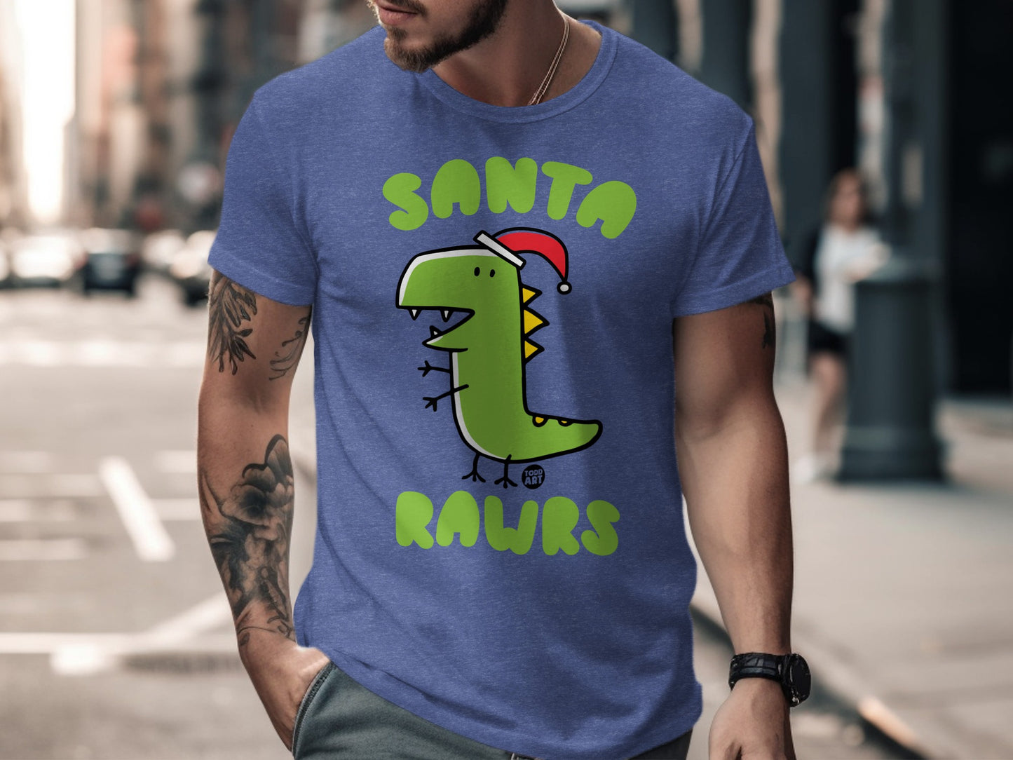 Santa Rawrs Graphic Men's T-Shirt product